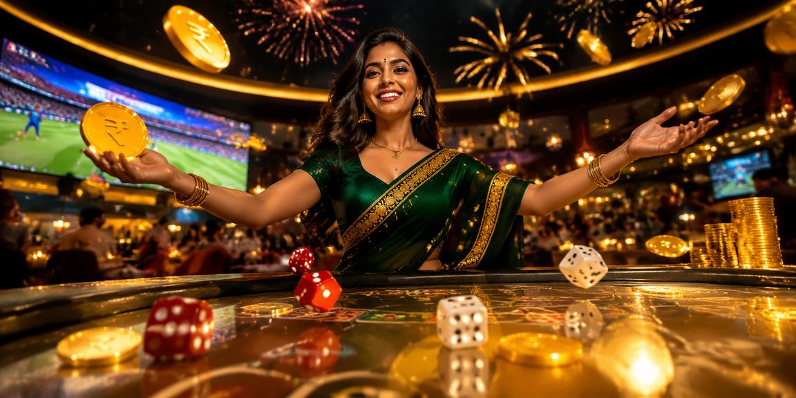 Live casino gaming with cricket betting interface