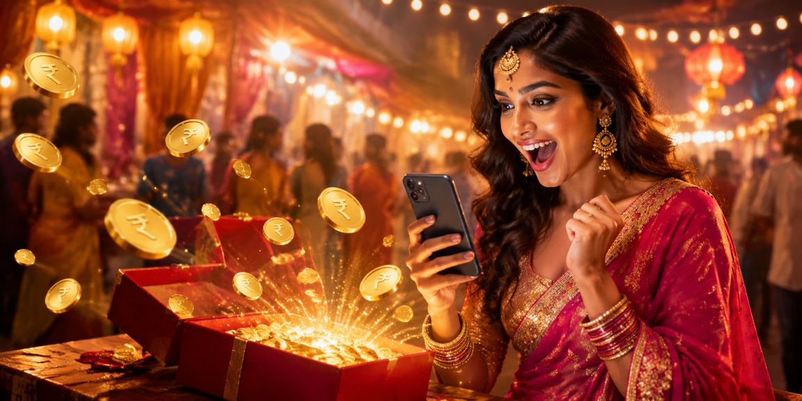 User enjoying mobile Aviator betting with Indian rupees